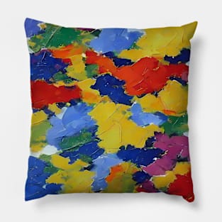 Abstract, Marble, Watercolor, Colorful, Vibrant Colors, Textured Painting, Texture, Gradient, Wave, Fume, Wall Art, Modern Art Pillow