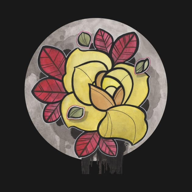 Yellow Rose by Jhooray