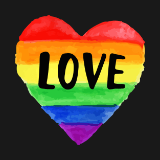 Love Gay Pride Rainbow T-Shirt