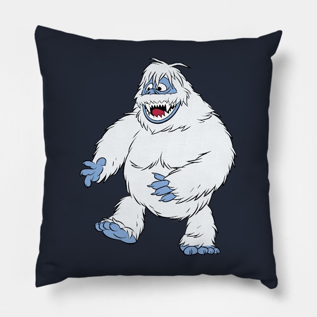 Abominable Snow Monster Pillow by Yusa The Faith