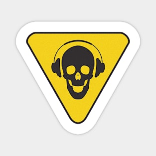 Skull With Earphone Magnet