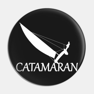 Catamaran - trapeze sailing Pin