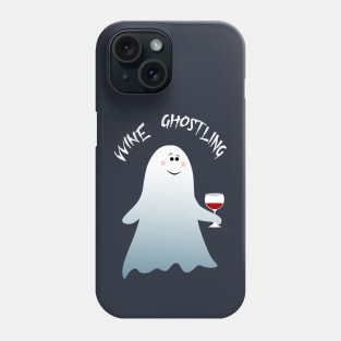 Wine Ghost Happy Halloween Phone Case