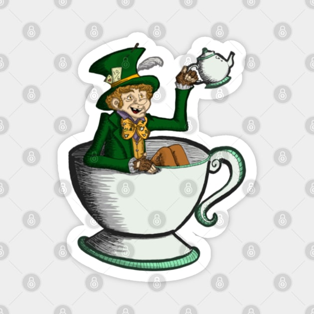 Mad Hatter Magnet by Bribritenma