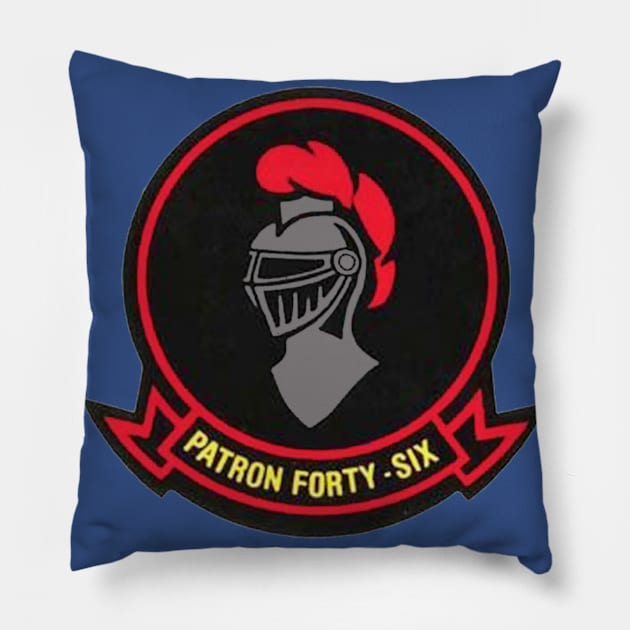 Patrol Squadron Forty-Six Pillow by Airdale Navy