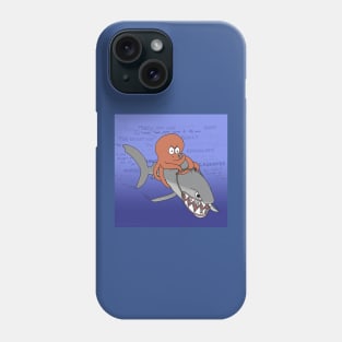 Riding the Shark- The Cancer Battle Phone Case