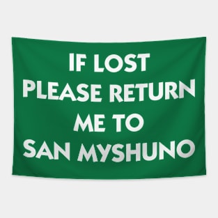 If Lost Please Return Me to San Myshuno Tapestry