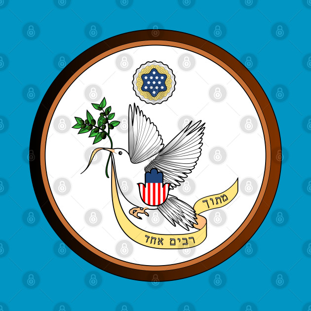 Great Seal of Medinat America (border) by JewWhoHasItAll