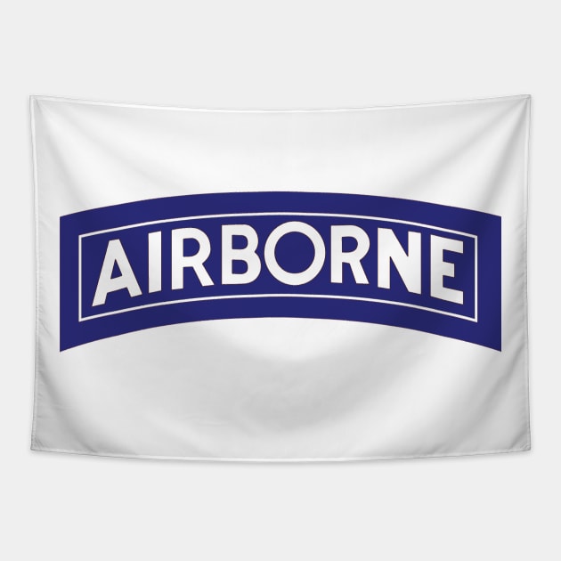 US Army Airborne tab Tapestry by thomtran