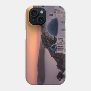 Oia Sunset in Santorini, Greece Phone Case