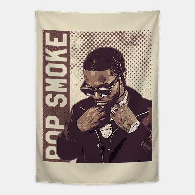 Pop smoke // Rapper Tapestry by Degiab