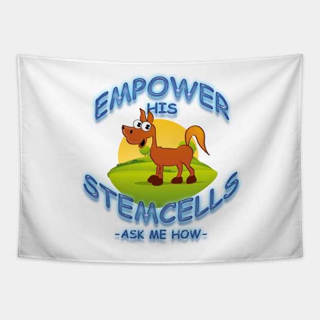 Empower His - Equine Stemcells Tapestry by TeesandTops