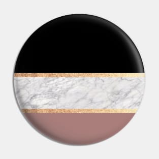 Black and gold marble Pin