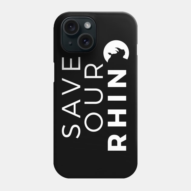 Rhino Phone Case by Minor Design