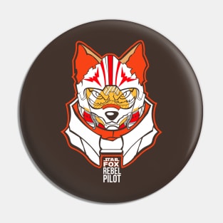 Star Fox Rebel Pilot Pin