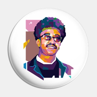 Jamil Al-Amin Popart Pin