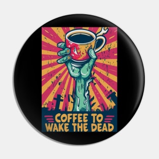 Funny coffee saying, funny coffee Halloween Pin