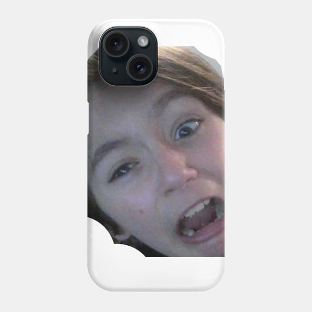 the thumbnail face Phone Case by JaggerPotPie