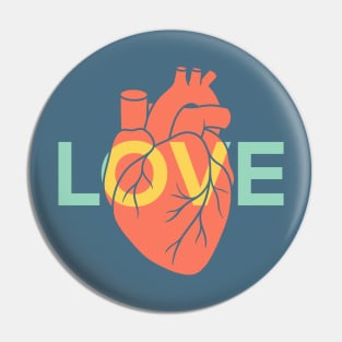 Love / heart Pin