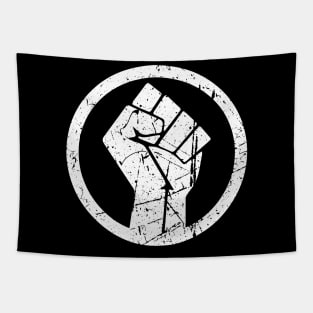 Black Power, Protest, Fist, Solidarity, Black Lives Matter Tapestry