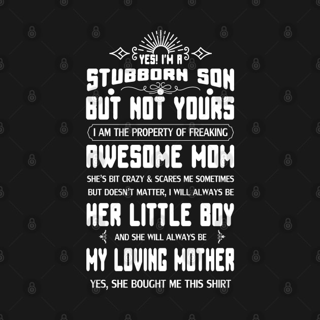 Yes, I am a stubborn son by Global Creation