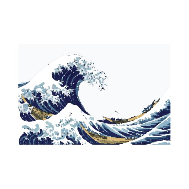 The Great Wave off Kanagawa by snowshade