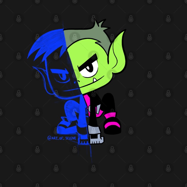 Beast boy by Art_of_Selene