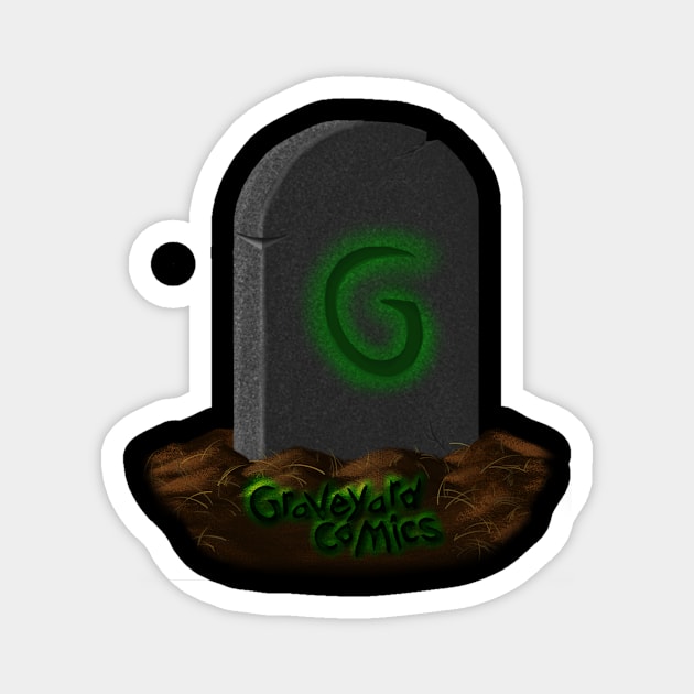 Graveyard Comics Tombstone Magnet by Graveyard Shop