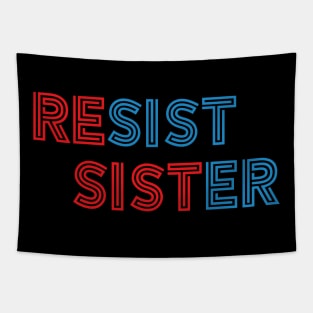 Resist Sister Tapestry