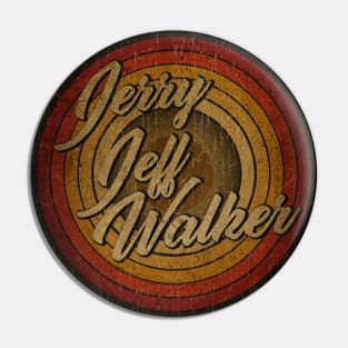 arjunthemaniac,circle vintage retro faded Jerry Jeff Walker Pin