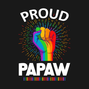 Proud Papaw Gay Lgbt T-Shirt