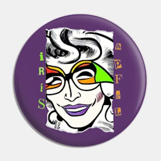 IRIS APFEL FASHION Pin