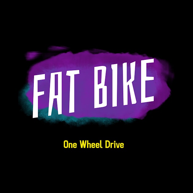 Fat Bike One Wheel Drive by With Pedals