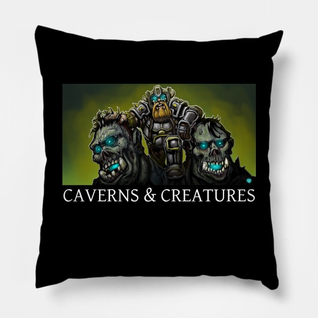 Ettin Zombies Pillow by robertbevan