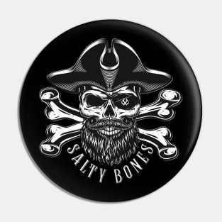 Skull Salty Bones Pin