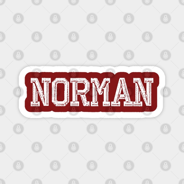 NORMAN OKLAHOMA Magnet by thedeuce