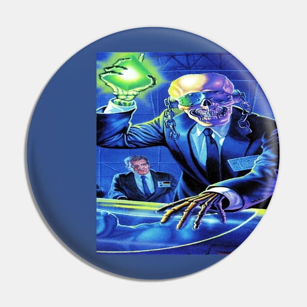 CEO Skull Pin by The Red Bearded Realtor