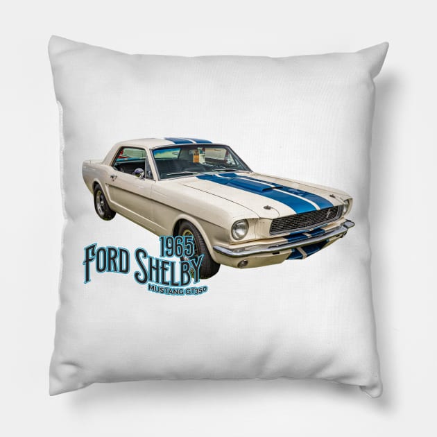 1965 Ford Shelby Mustang GT350 Pillow by Gestalt Imagery