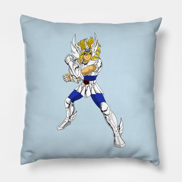 Saint Seiya - Hyoga Cygnus Pillow by Nykos