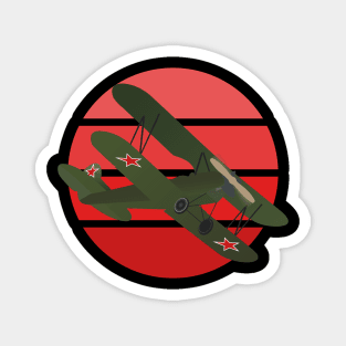 Night Witches Polikarpov Po-2 Bomber Magnet