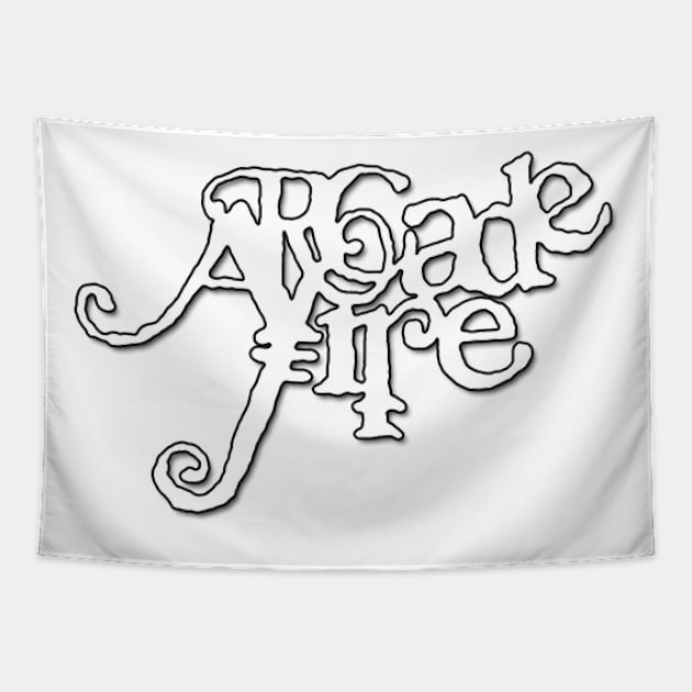 Arcade Fire Tapestry by Daniel Cantrell