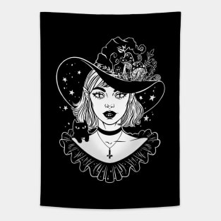 Fly agaric witch Tapestry