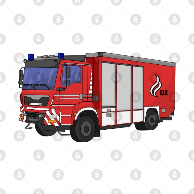 Fire department fire truck by IDesign23