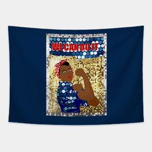 african rosie the riveter Tapestry