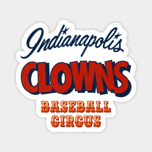 Classic Indianapolis Clowns Baseball Magnet