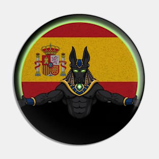 Anubis Spain Pin