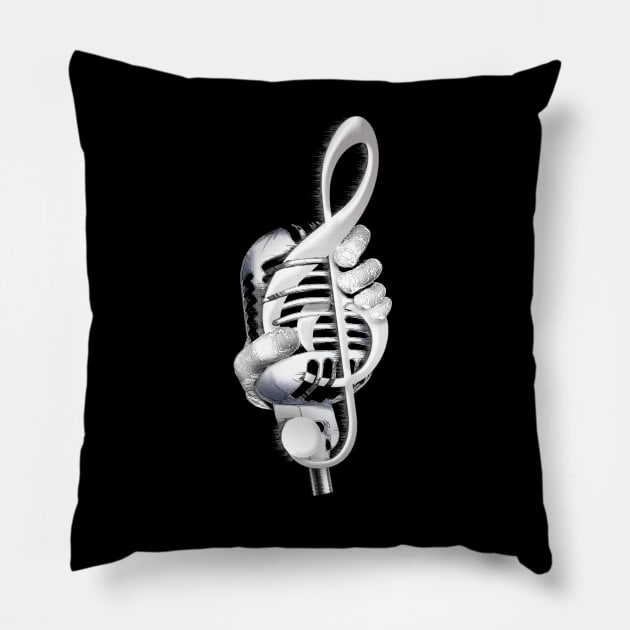 Microphone Pillow by Graph'Contact