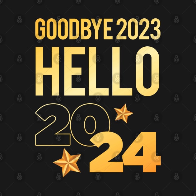 Goodbye 2023 Hello 2024 New Year Party by Crea8Expressions