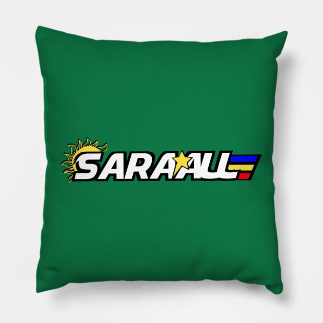 Sara All saraall Philippines Pillow by PincGeneral