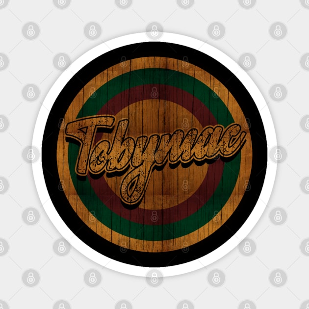 Circle Retro Tobymac Magnet by Electric Tone